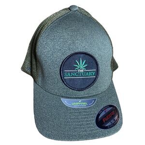 Flexfit yupoong small/medium hat the sanctuary green Uni panel new